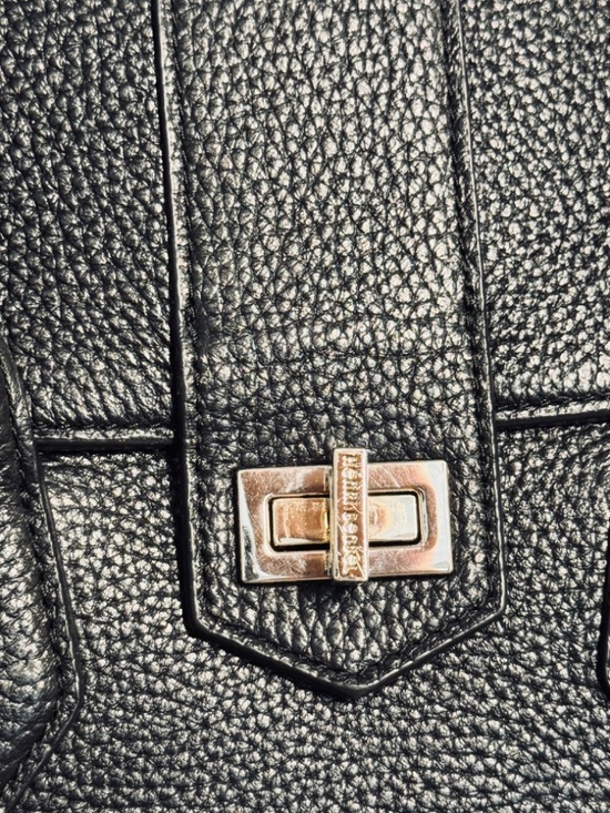 Henri Bendel Rivinton Backpack Convertible Black Leather main image 13